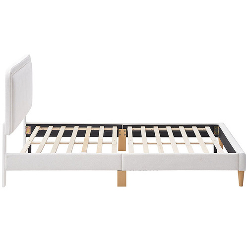 Cream Toni Upholstered Bed