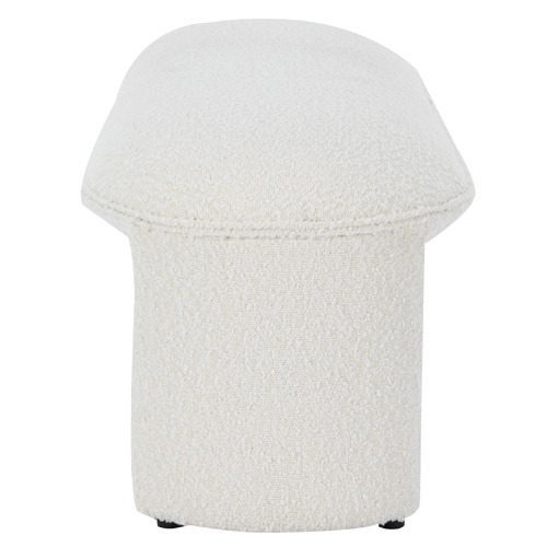Leo Boucle Ottoman Bench