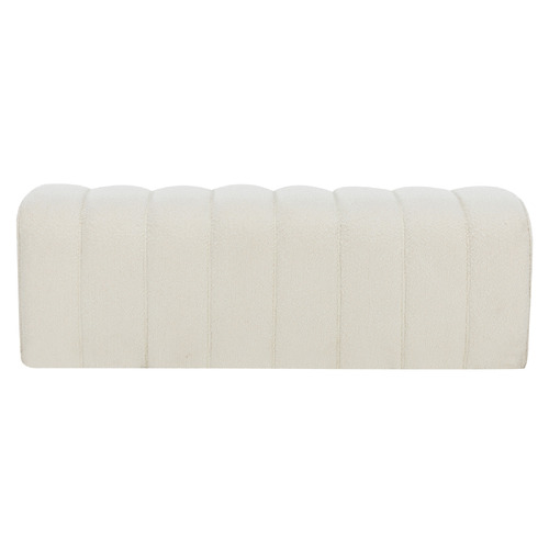 Ora Boucle Ottoman Bench