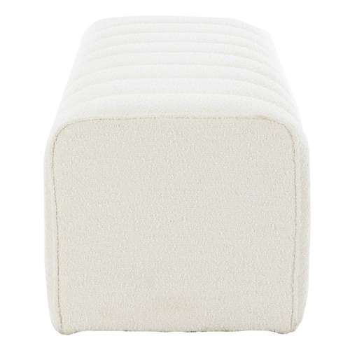 Ora Boucle Ottoman Bench