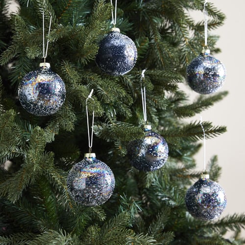 Set-of-6-Iridescent-Sprinkled-Glass-Baubles
