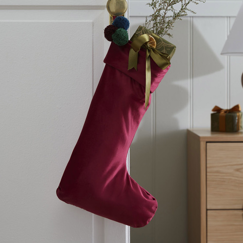 Velvet-Christmas-Stocking