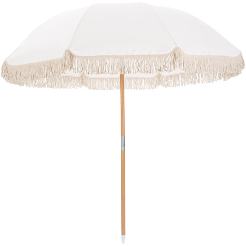 1.8m Fringed Beach Umbrella