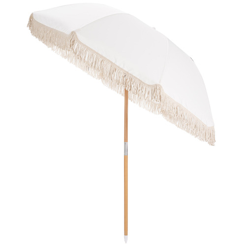 1.8m Fringed Beach Umbrella