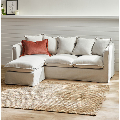 Temple & ster Montauk Slipcover Reversible Chaise Sofa