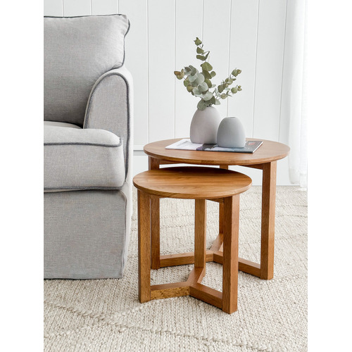 Temple & ster 2 Piece Olwen Side Table Set