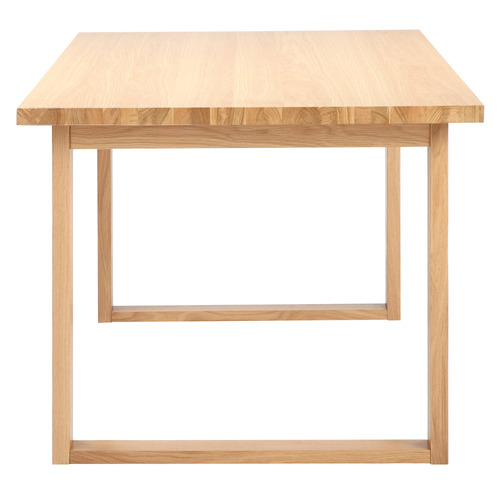 Oak Ski-Leg Dining Table - Modern Country Style