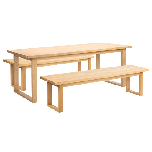 Ski-Leg-Oak-Wood-Dining-Bench