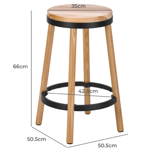 65cm-Brooklyn-Ash-Wood-and-Metal-Barstool