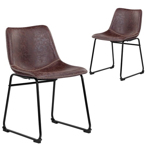 Phoenix-Vintage-Style-Faux-Leather-Dining-Chairs