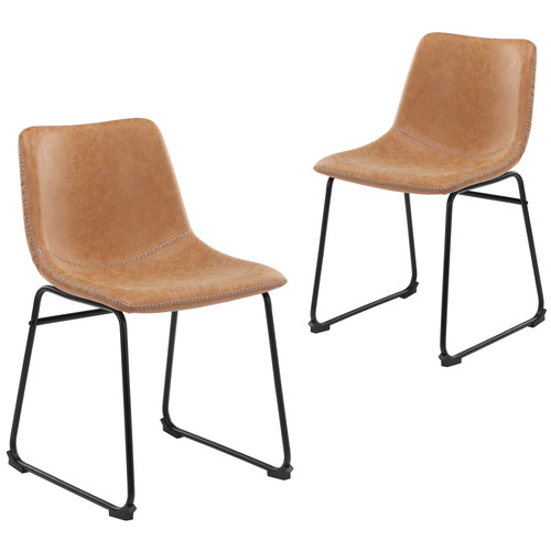 Phoenix-Vintage-Style-Faux-Leather-Dining-Chairs