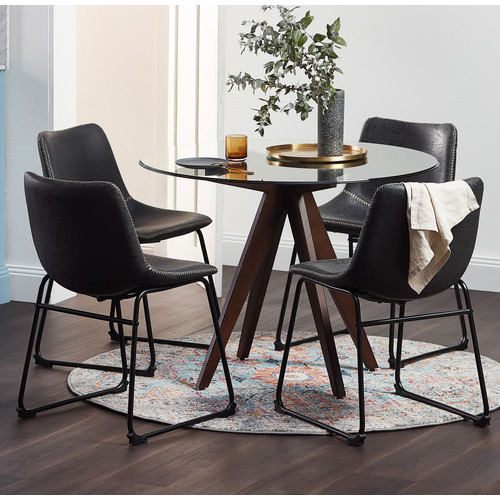Phoenix-Vintage-Style-Faux-Leather-Dining-Chairs