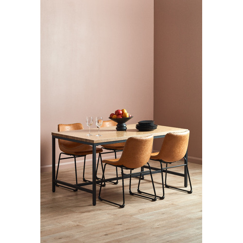 Phoenix-Vintage-Style-Faux-Leather-Dining-Chairs
