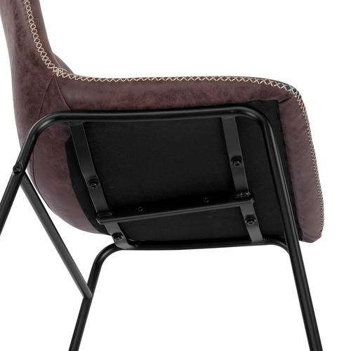 Phoenix-Vintage-Style-Faux-Leather-Dining-Chairs