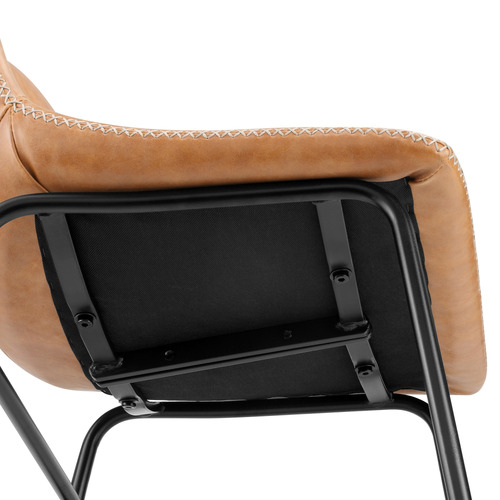 Phoenix-Vintage-Style-Faux-Leather-Dining-Chairs
