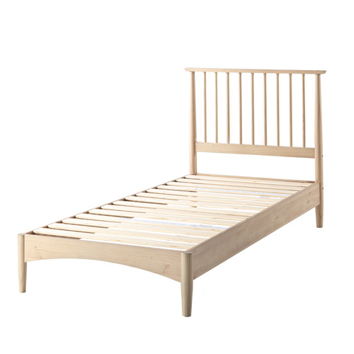 Temple & ster White Washed Liam Pine Wood Bed