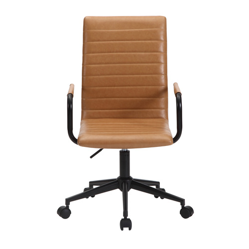 Alvar faux best sale leather office chair