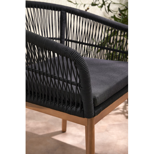 Temple & Webster Laguna Rope Outdoor Dining Chair