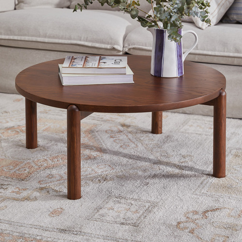 Temple & Webster Caterina Solid Oak Coffee Table