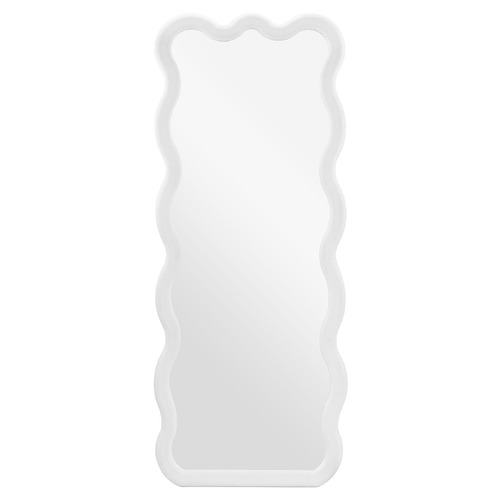 Milos Wavy White Floor Mirror 170x70cm