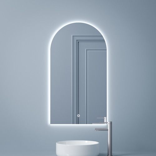 Arched Cool Light LED Mirror