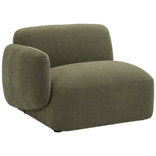 Forest Green Moab Left Corner Lounge Chair
