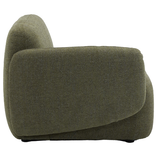 Forest Green Moab Left Corner Lounge Chair