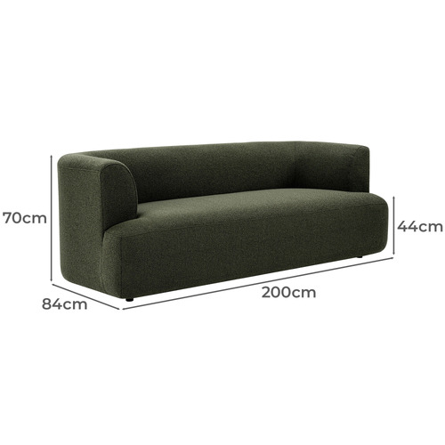 Gala 3 Seater Bouclé Sofa