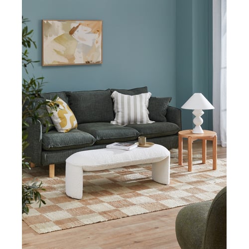 Leo-Boucle-Ottoman-Bench