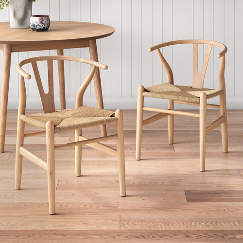 Hans-Wegner-Wishbone-Replica-Solid-Beech-Wood-Dining-Chairs