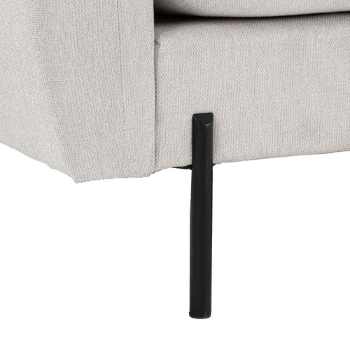 Natural Georgie 3 Seater Upholstered Sofa