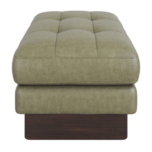 Hunter Leather Ottoman