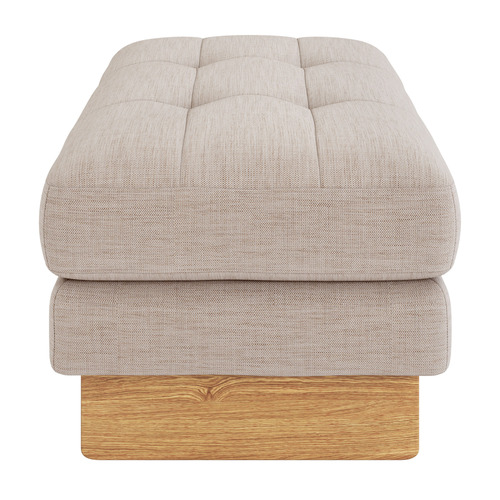 Hunter Chenille Ottoman