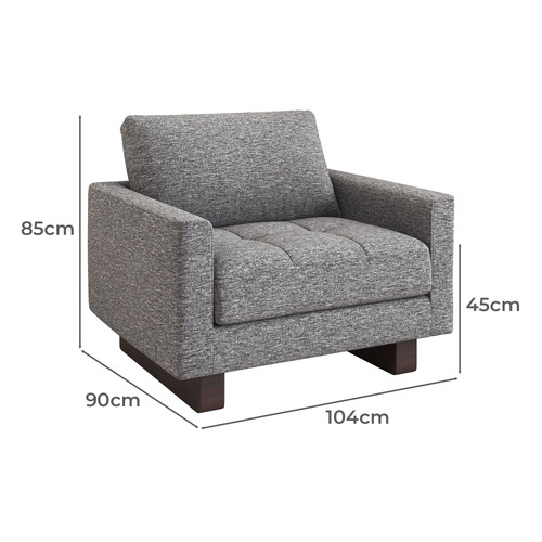 Hunter Chenille Armchair