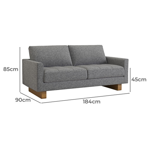 Hunter 3 Seater Chenille Sofa