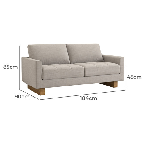 Hunter 3 Seater Chenille Sofa