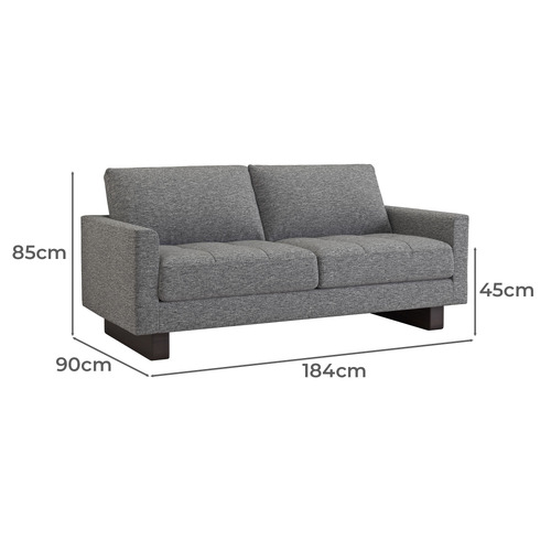 Hunter 3 Seater Chenille Sofa