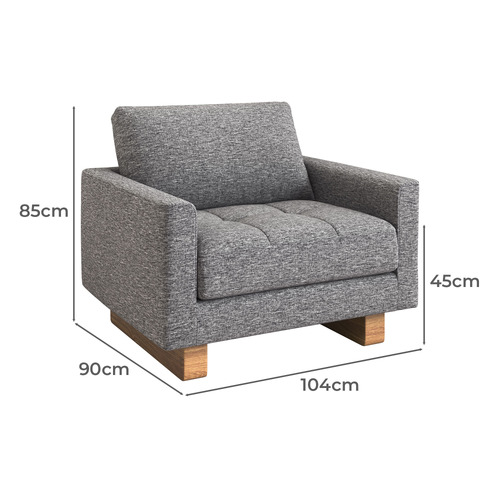 Hunter Chenille Armchair
