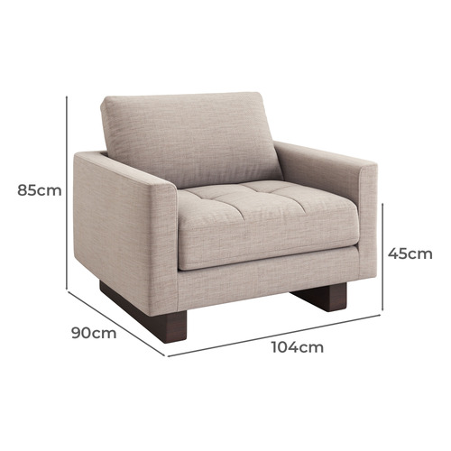 Hunter Chenille Armchair