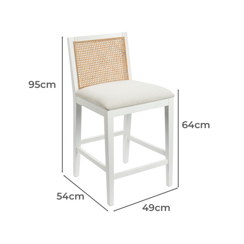 64cm Dennett Birch Wood Barstool