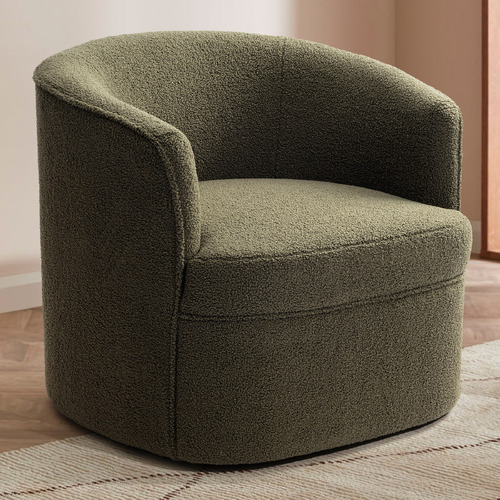 Temple Webster Robbie Teddy Swivel Armchair