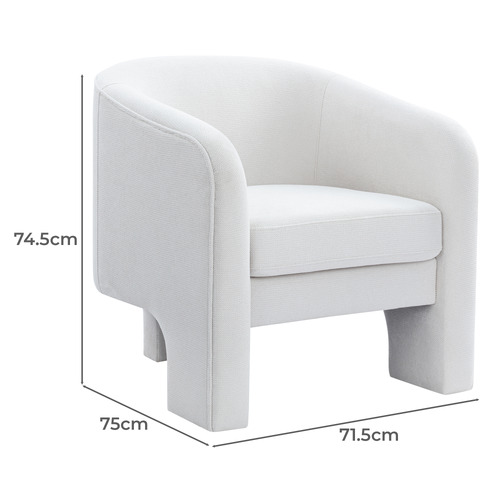 Trilby Chenille Armchair