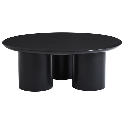 Temple & ster Clover Mango Wood Pillar Leg Coffee Table