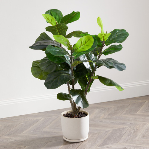 90cm Potted Faux Fiddle Leaf Fig Tree | Temple & Webster