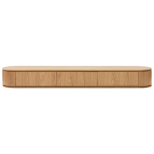 Premium 200cm Cannes Curved Wall-Mounted TV Unit