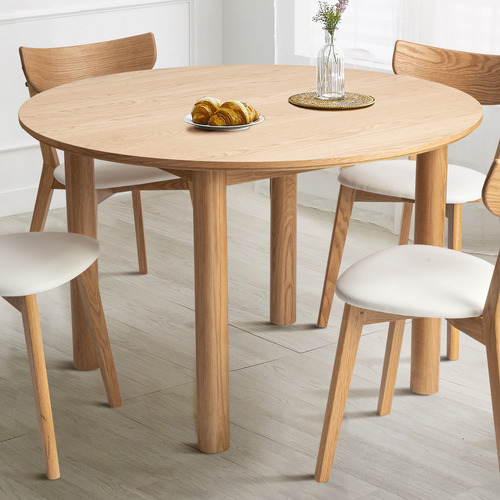 Cannes Oak Wood Dining Table