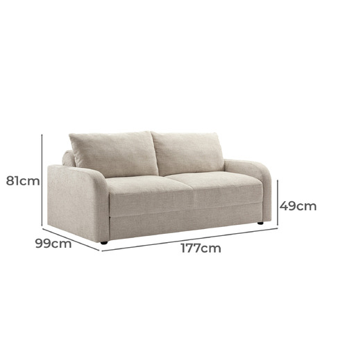 Siesta 2.5 Seater Double Sofa Bed