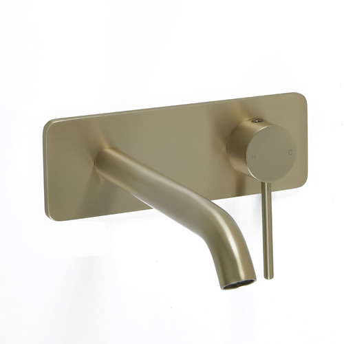 Clovelly Curved Bath/Basin Wall Mixer Set