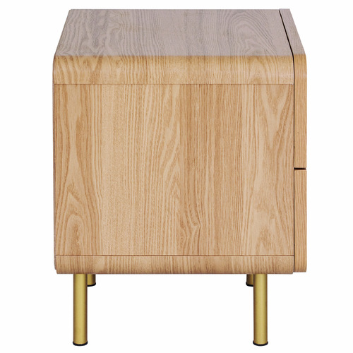 Maxine 2 Drawer Bedside Table