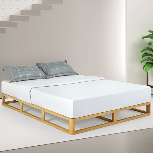 Temple & Webster Natural Kendall Bed Base